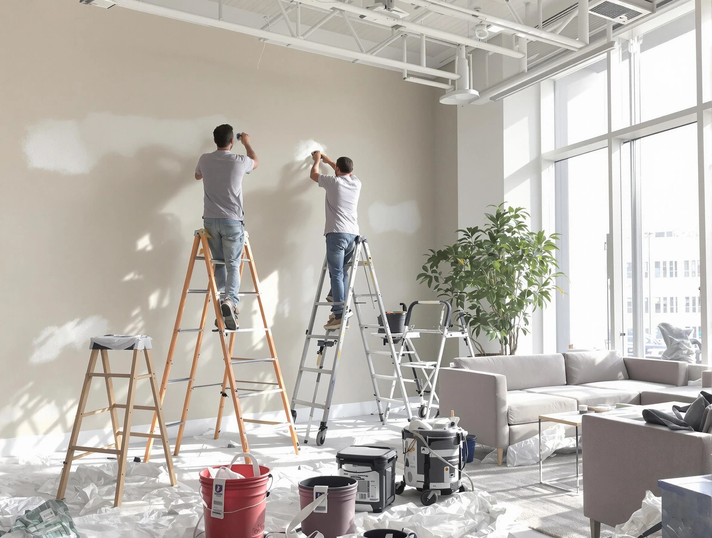Lorain House Painters delivering commercial painting services in Lorain, OH